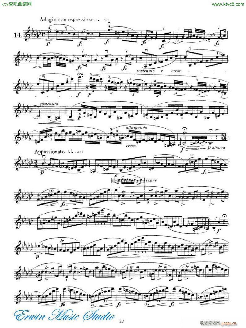 �_�� 24���S����Pierre Rode 24 Caprices 18 34(ʮ�ּ�����)10
