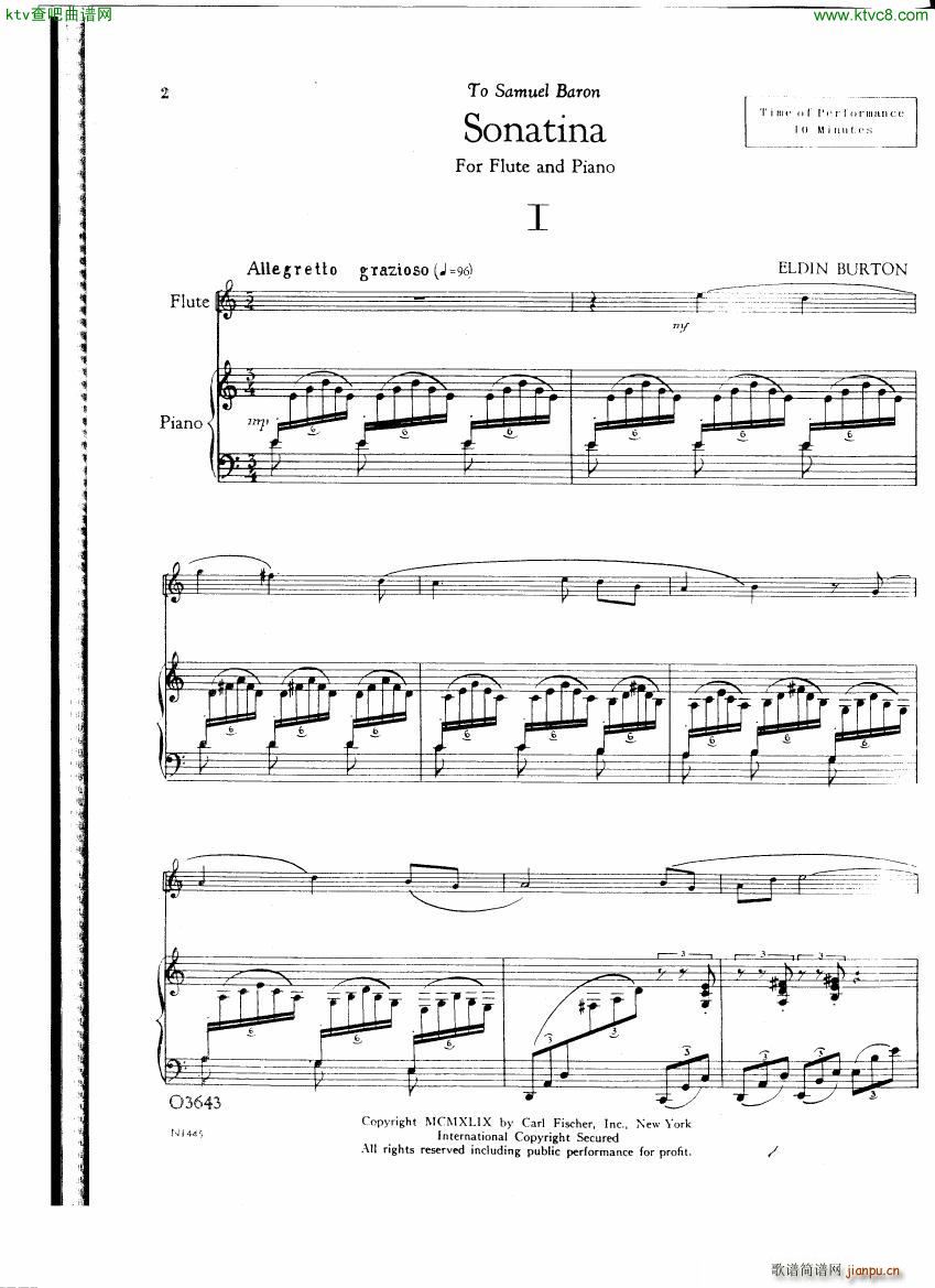 Burton E Flute sonatina score(����V)1