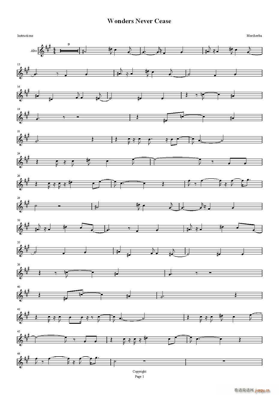 Morcheeba Wonder Never Cease(ʮ�ּ�����)1