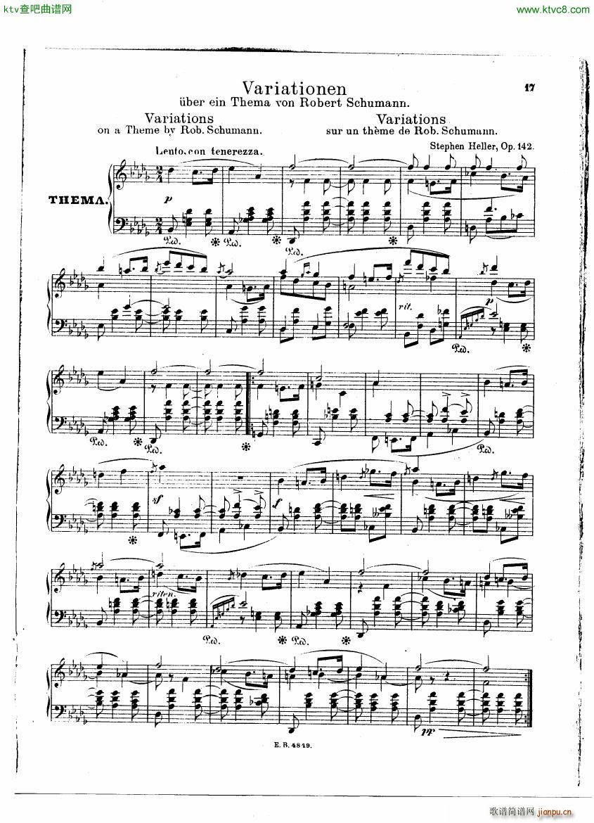 heller schumann variation 1(����V)1