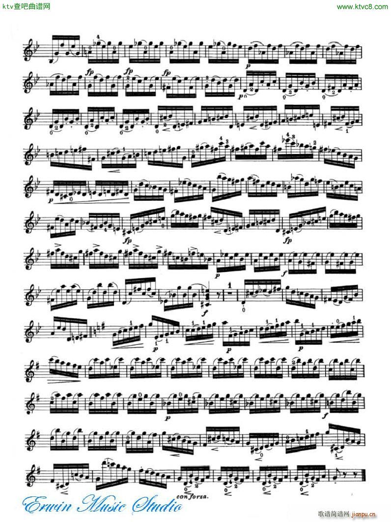 �_�� 24�׾�����Pierre Rode 24 Studi Per violino 17 24(ʮ�ּ�����)12