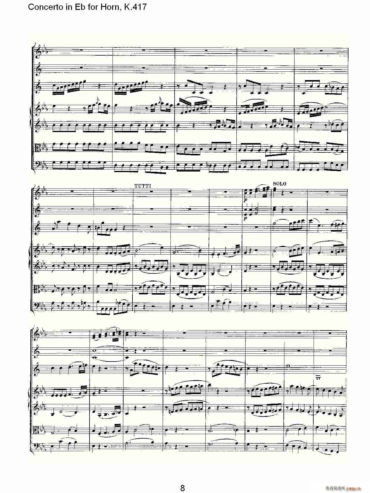 Concerto in Eb for Horn, K.417(ʮ�ּ�����)8