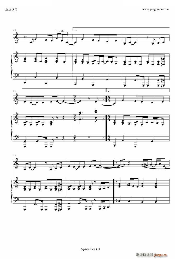 Speechless ԭ�����V(����V)3