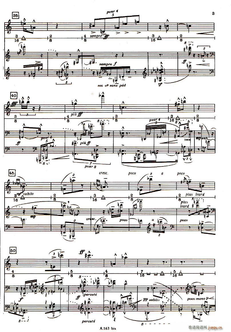Boulez Sonatine Pour Flute Et Piano(����V)3