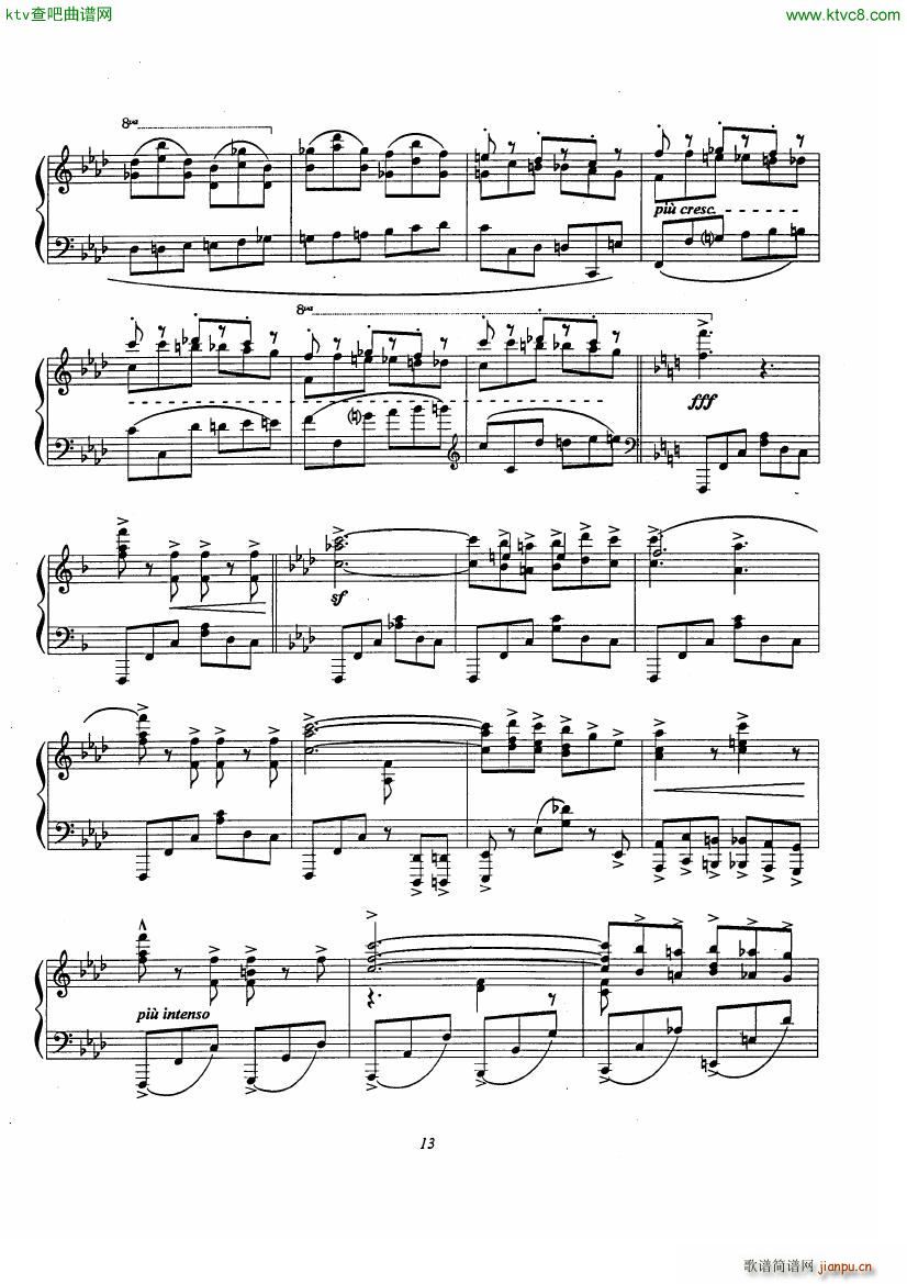Etude No 9 D apr��s Rossini(����V)13