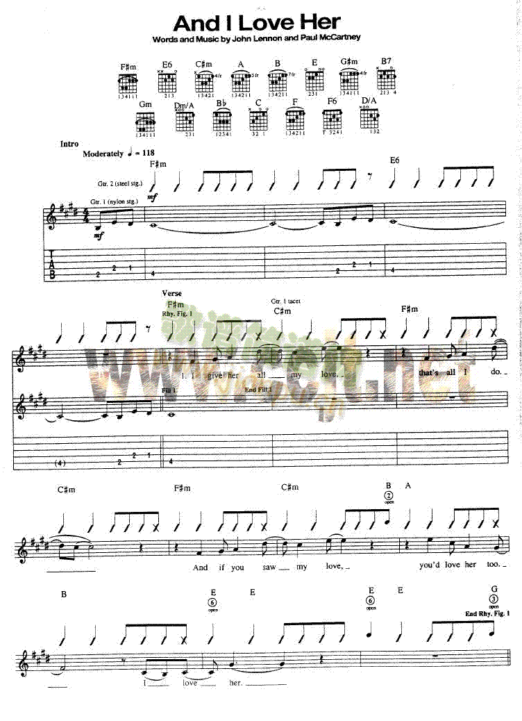 AndILoveHer�����V-(�����V)1