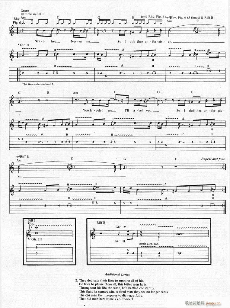 THE UNFORGIVEN(�����V)7