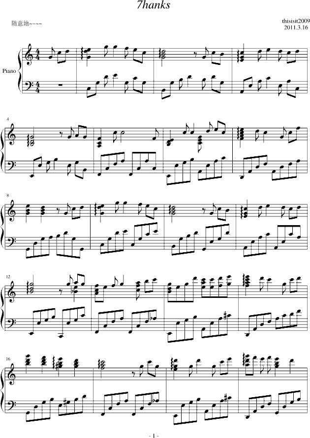 Thanks~~~һ�����С��(����V)1