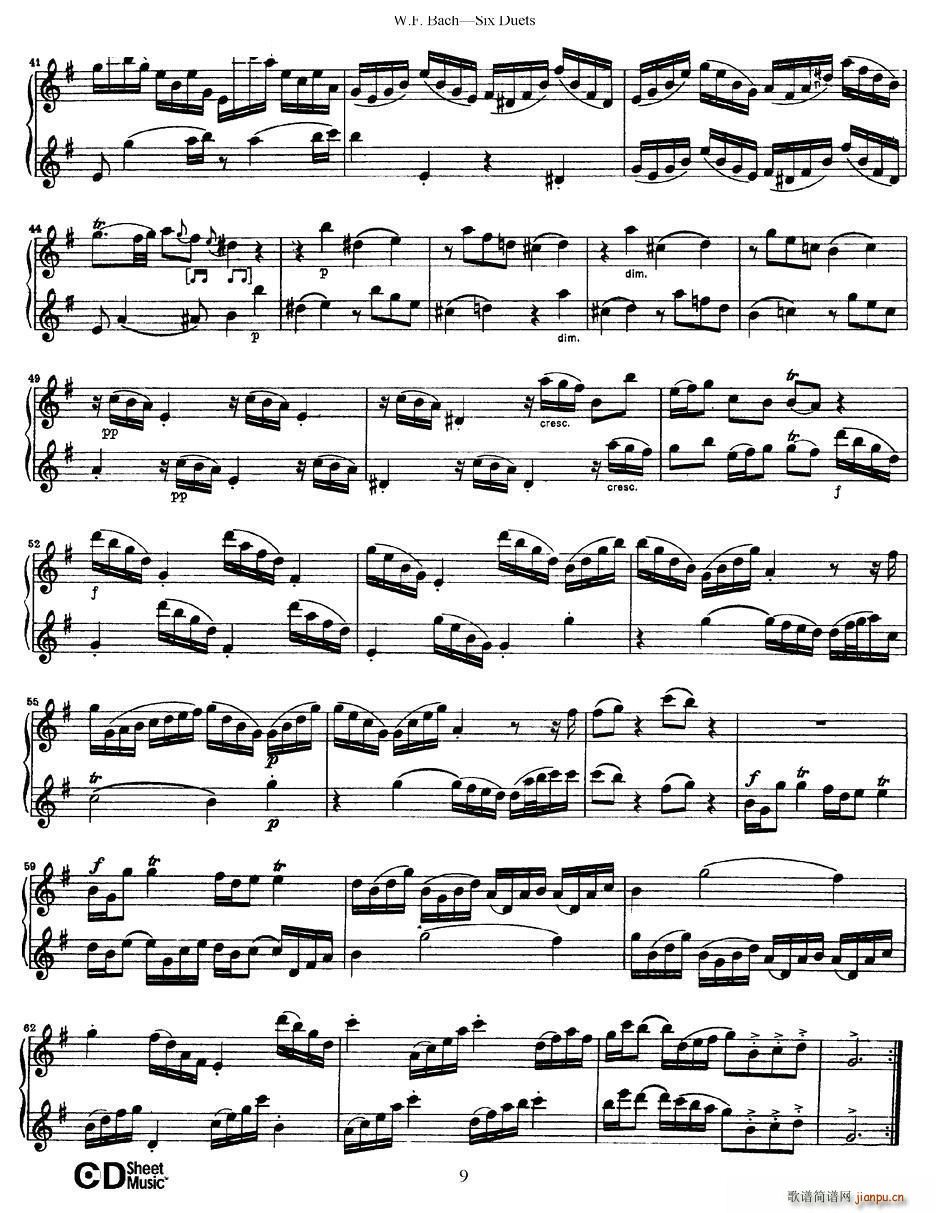 Six Duets 6�׶����� 2(���V)3