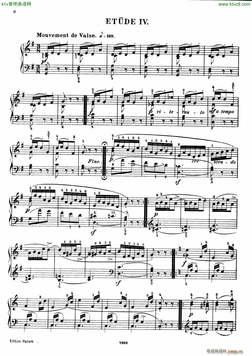 Henri Bertini 1798 1876 25 Easy Etudes Op 100(����V)7