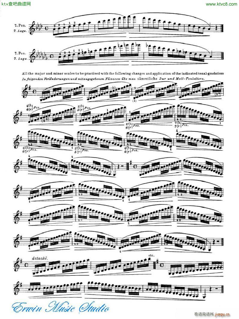 �_�� 24�׾�����Pierre Rode 24 Studi Per violino I IX(ʮ�ּ�����)6