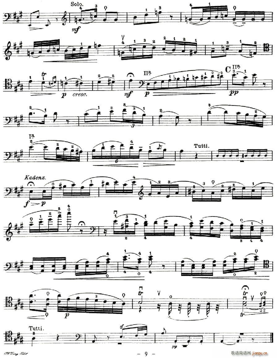 J. Haydn Concerto in D Major(�������V)9