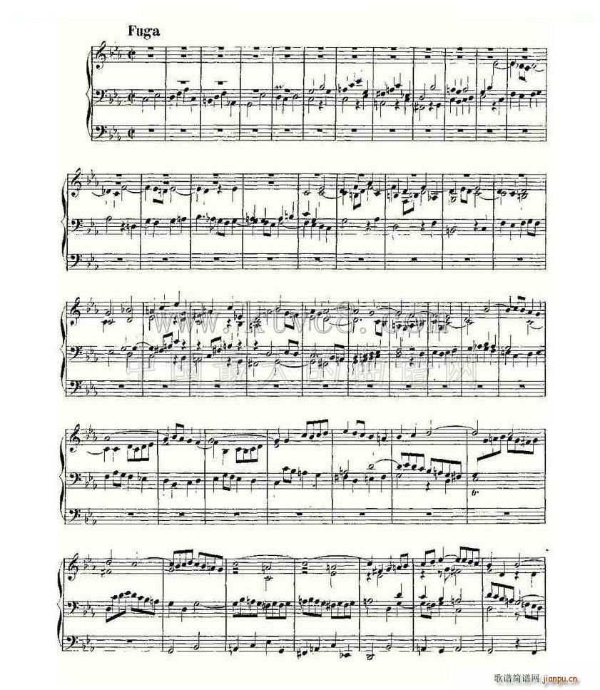 Prelude and Fugue in C Minor BWV 546 ���L(f��ng)���V(ʮ�ּ�����)7