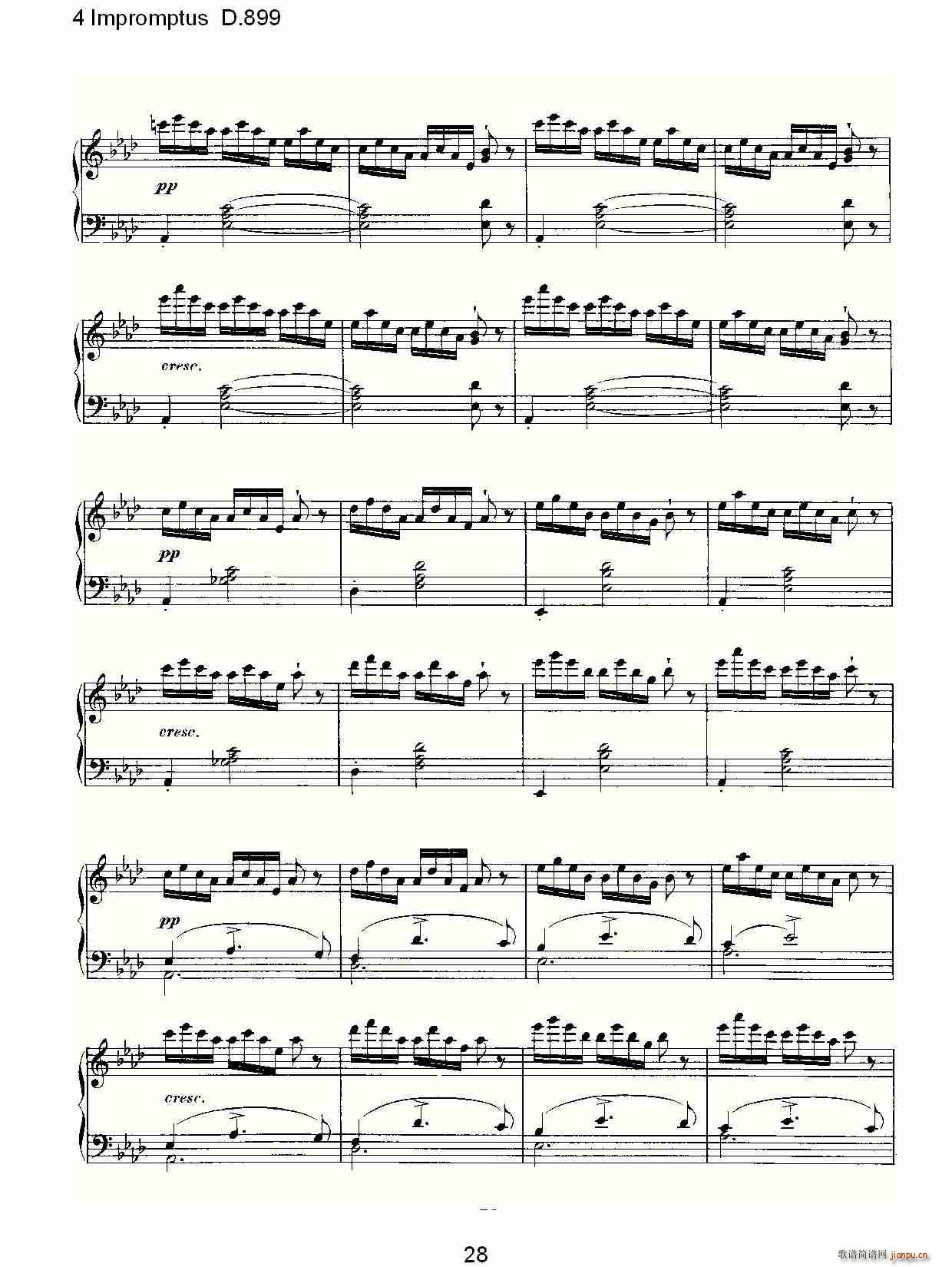4 Impromptus D.899(ʮ�ּ�����)28