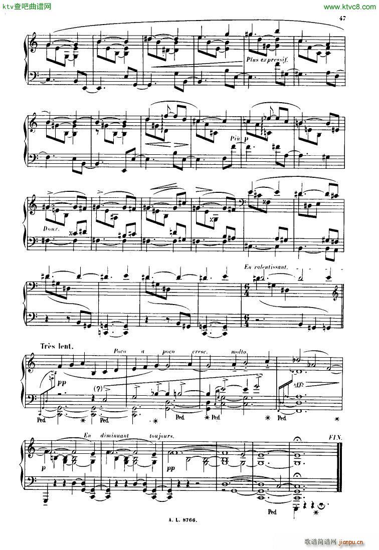 d indy Tableaux de Voyage Op 33(����V)44