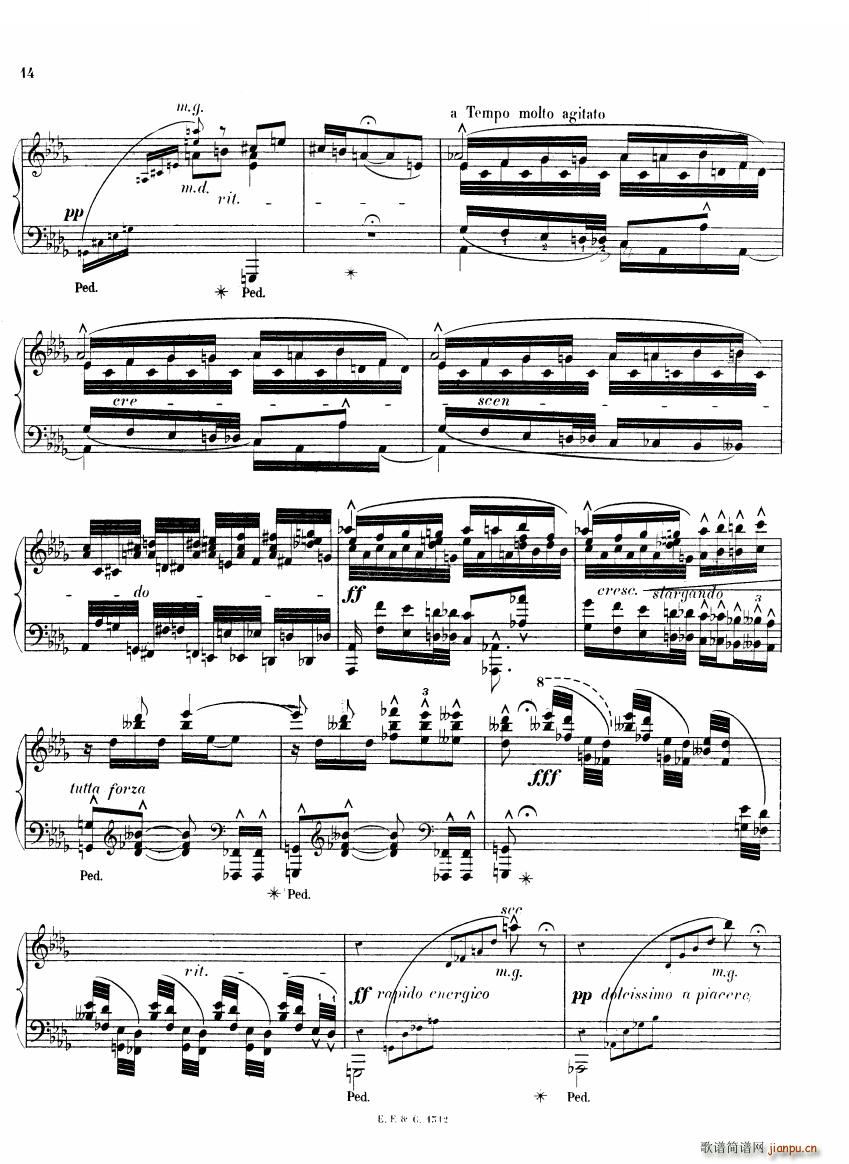 Chaminade 6 Etudes Op35 һ 6 Etudes Op35 һ(ʮ�ּ�����)14