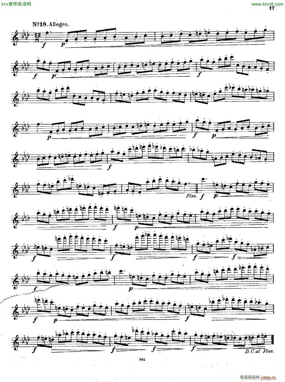 Andersen op 41 18 kleine Studien fl solo(����V)17