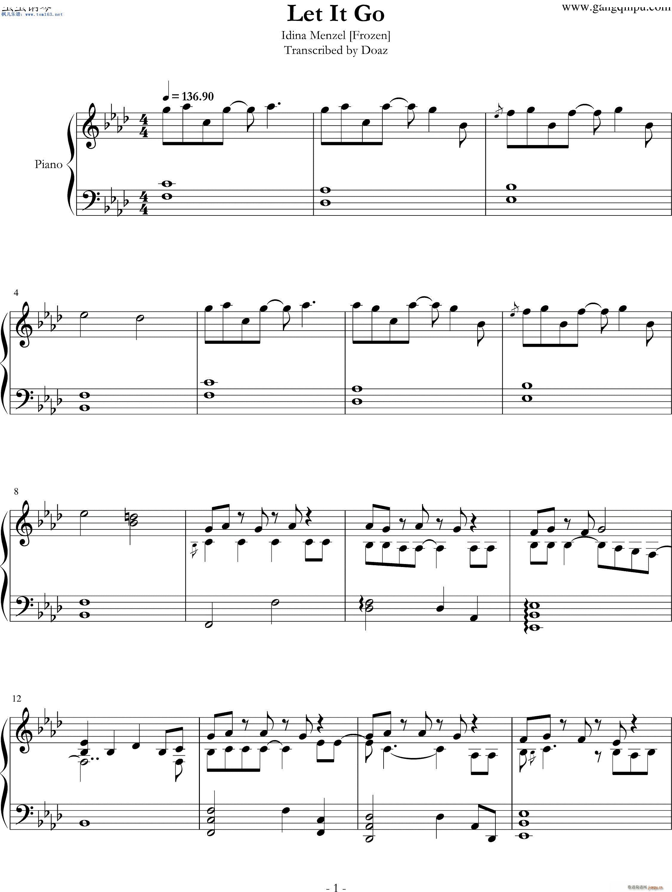 Let It Go �Ӱ ��ѩ�澉 ���}��(����V)1