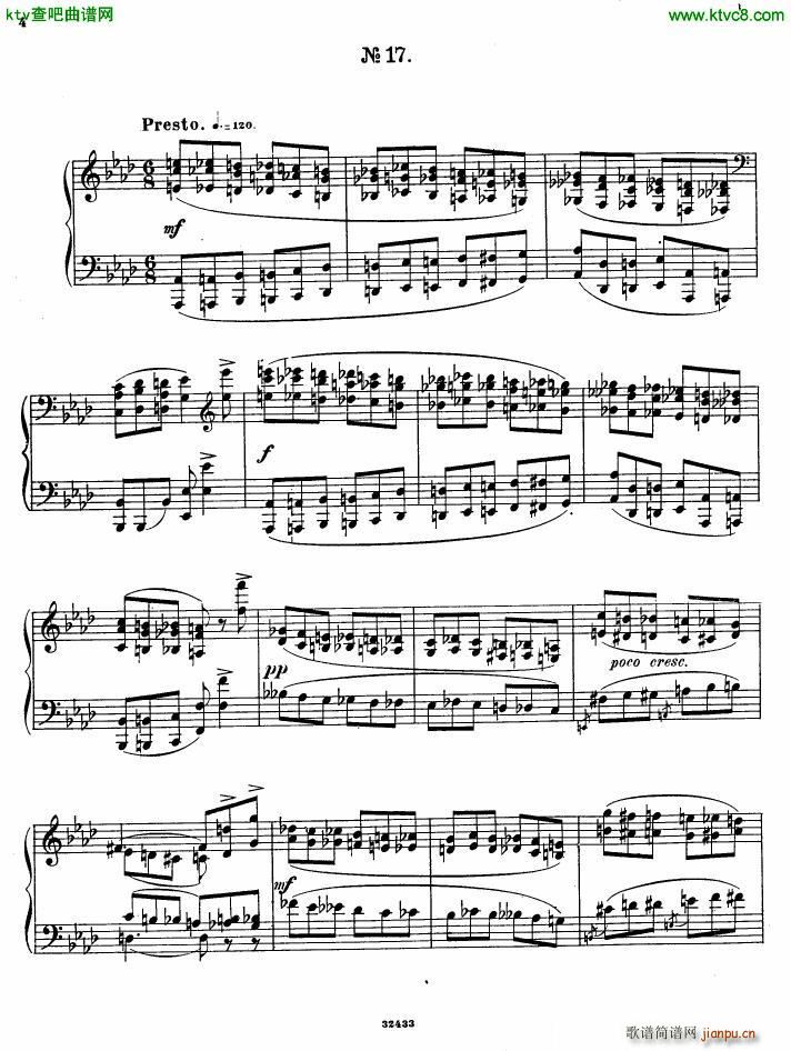 Gliere 25 Preludes op30 Book4(����V)3