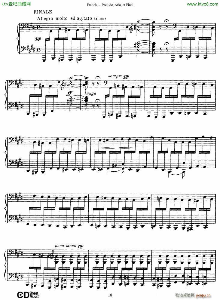 Franck Pr��lude Aria et Final(����V)18