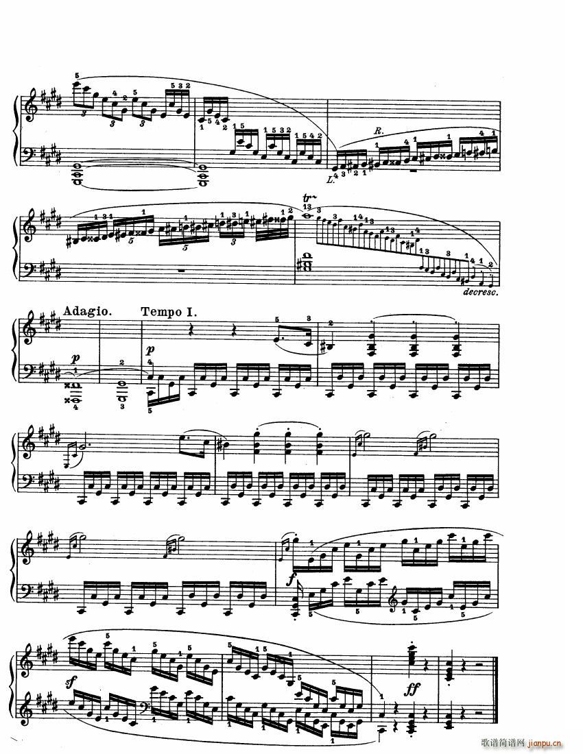 Beethoven op 27 no 2 Piano Sonata Moonlight(����V)14