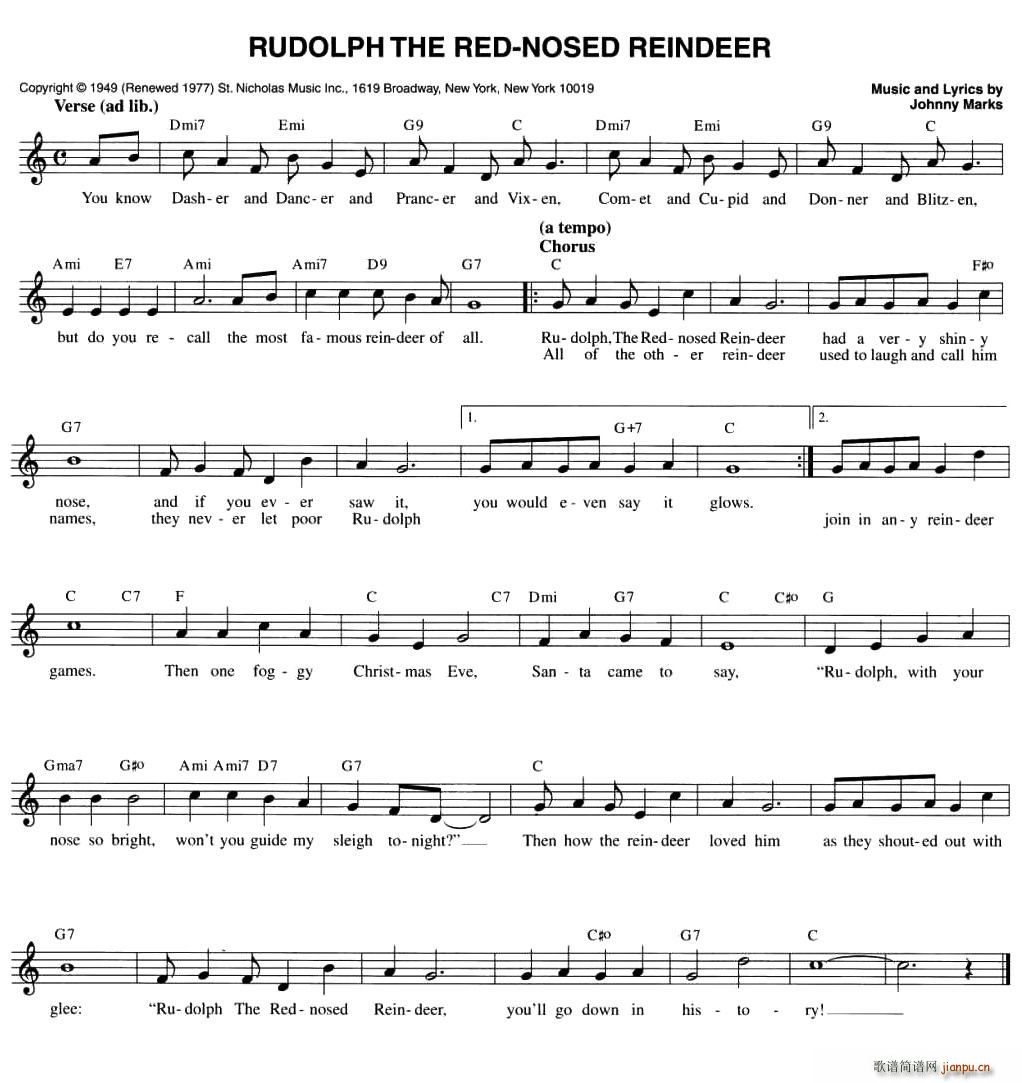 RUDOLPH THE RED-NOSED REINDEER(ʮ�ּ�����)1