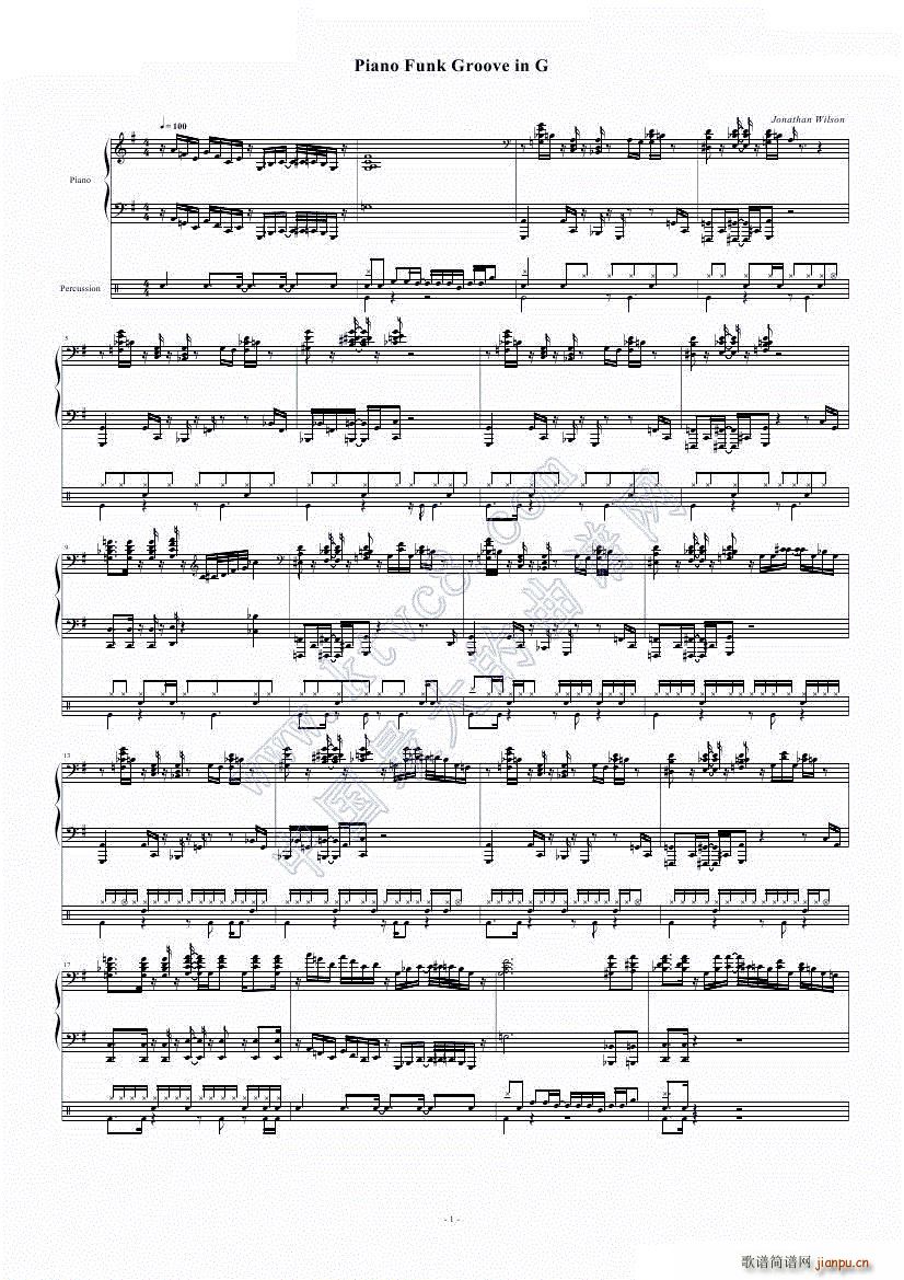 Funk Groove in G(����V)1