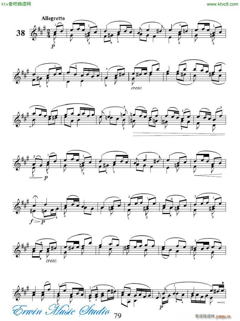 ���R�ɠ� 42�׾�����Rudolphe Kreutzer 42 Studies 35 42(ʮ�ּ�����)8