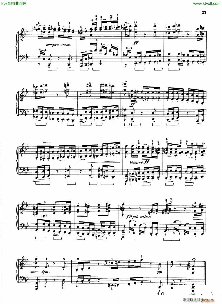 Busoni op37 Twenty Four Preludes ��(����V)19