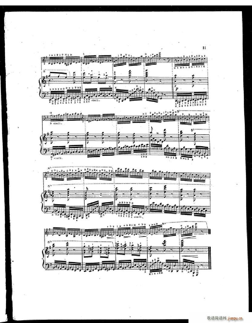 Czerny Etudes de la Velocite(����V)28