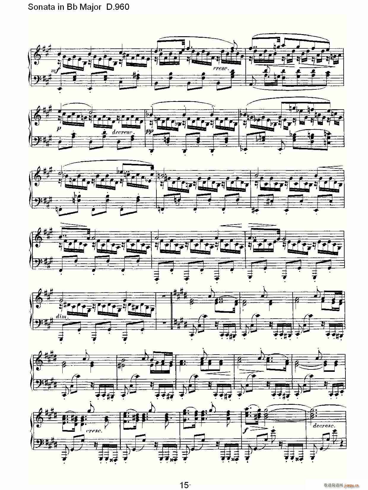Sonata in Bb Major D.960(ʮ�ּ�����)15