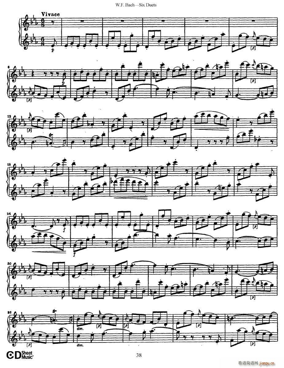 Six Duets(���ָ��V)9