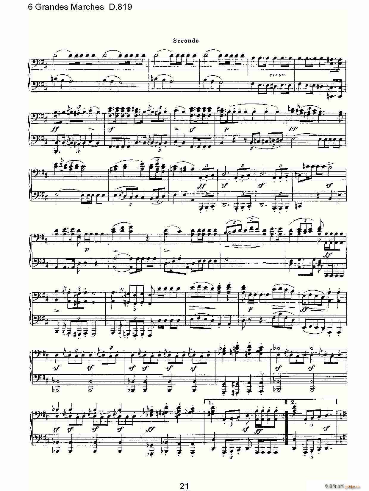 6 Grandes Marches D.819(ʮ�ּ�����)21