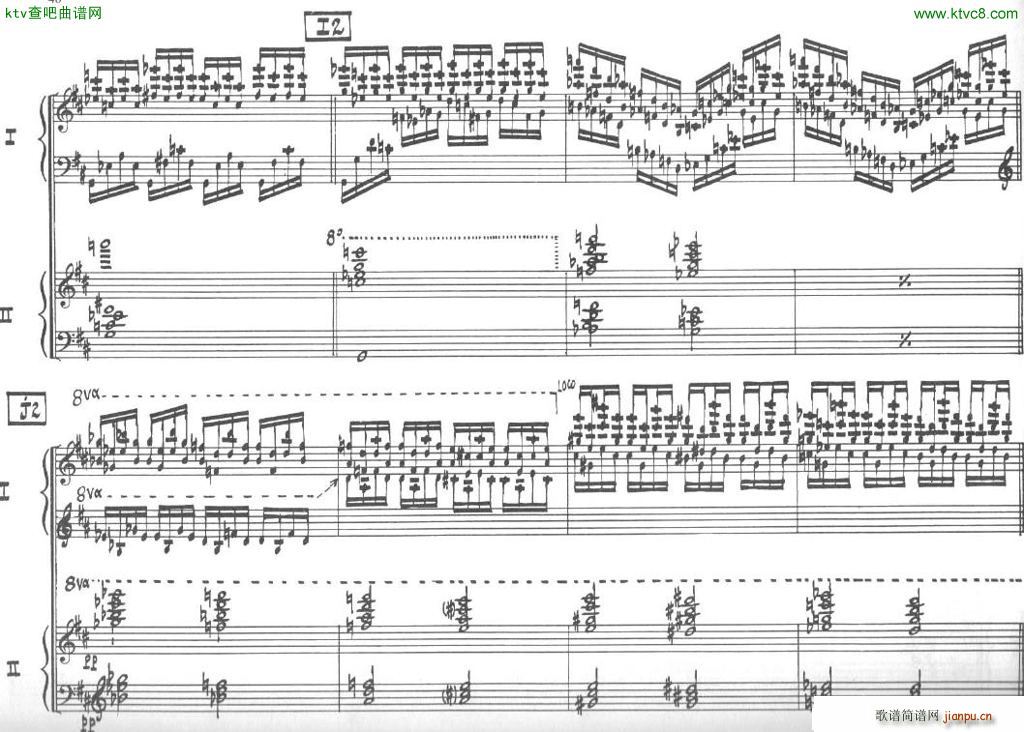 Bolling Sonata for Two Pianist no 2 Part2(����V)17