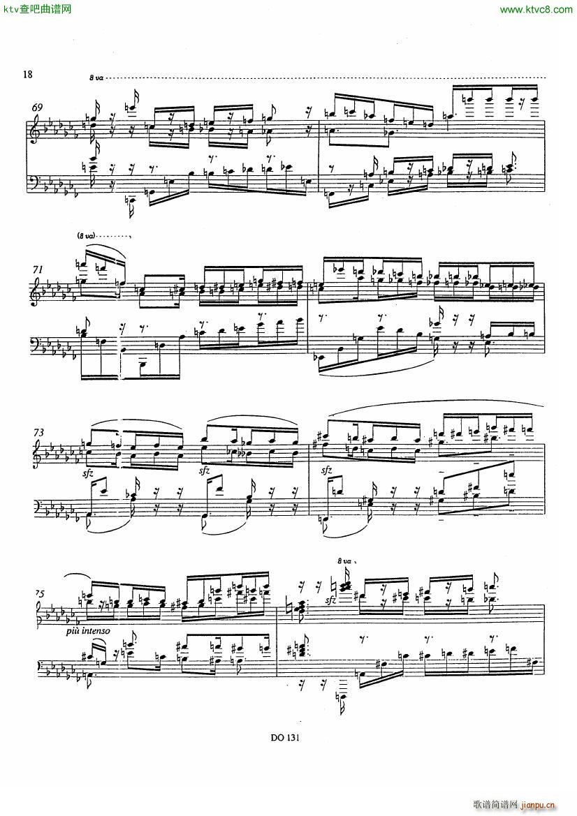 Etude No 12 Pr��lude et Fugue(����V)16