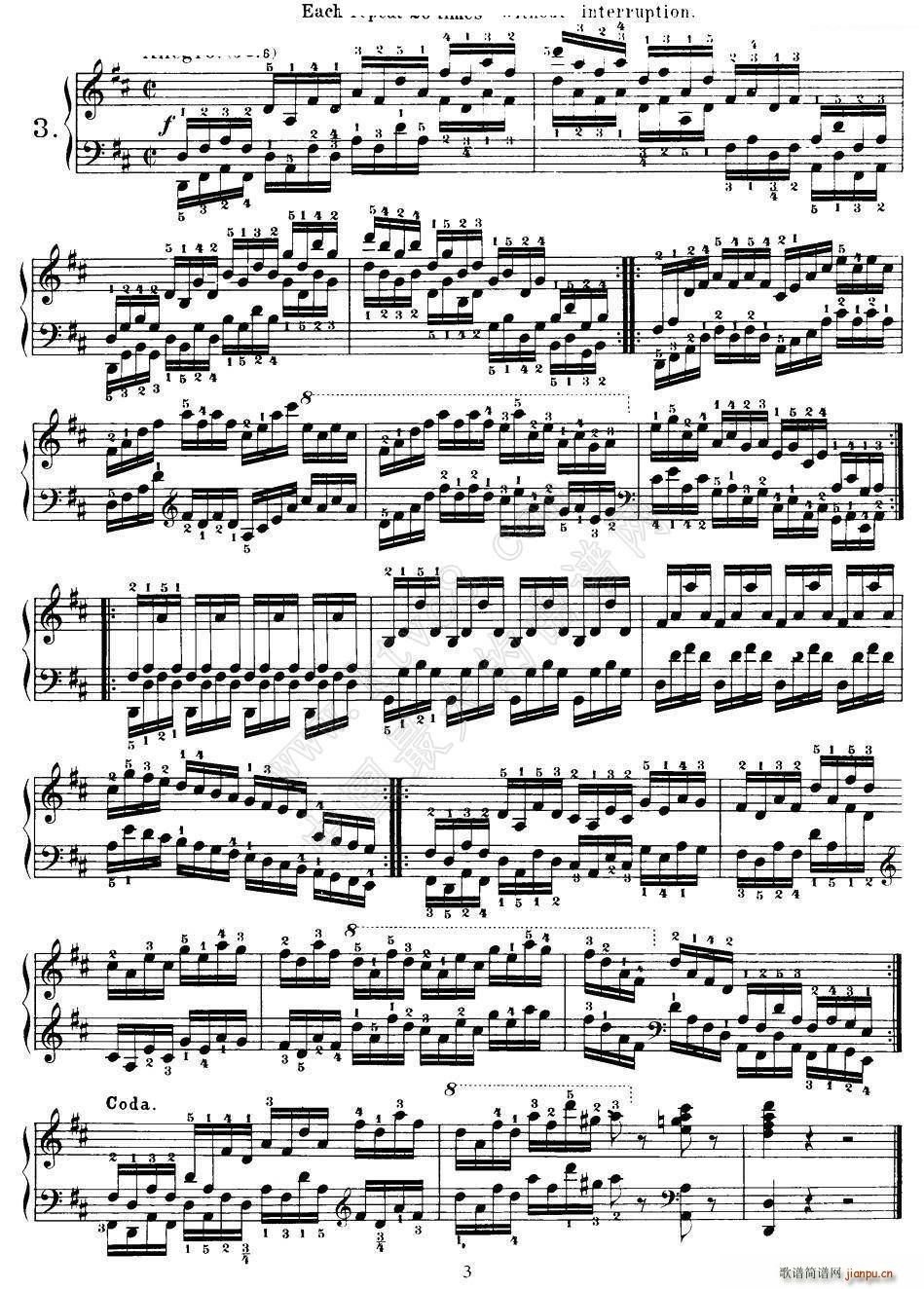 Czerny 40 Daily Exerci Op 337 1 5 40���ճ�Ӗ����(����V)3