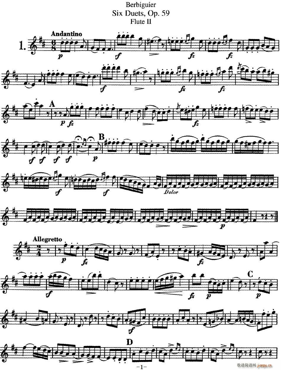 ���ȸ�6���L(ch��ng)�Ѷ����ྚ����Op 59 Flute 2(�Ѻ��V)1