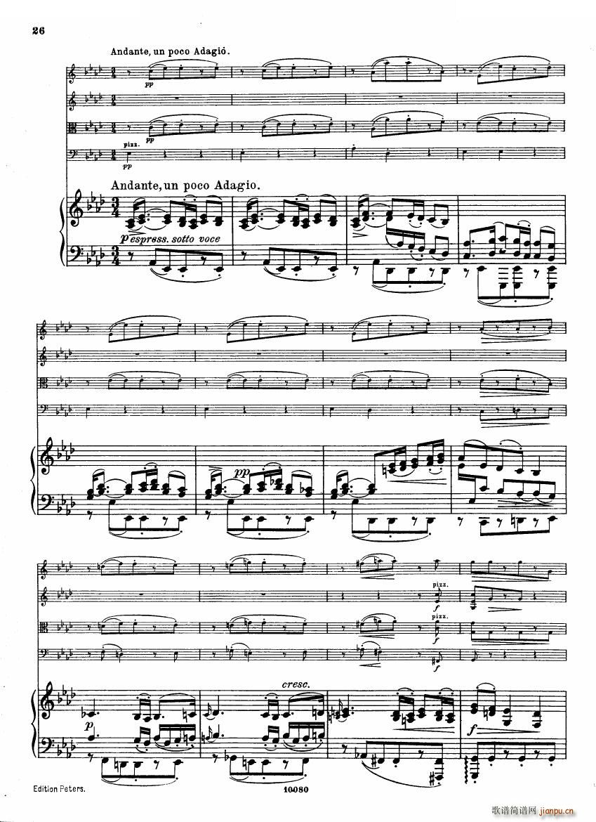 Brahms op 34 Piano Quintet f minor score һ(����V)25