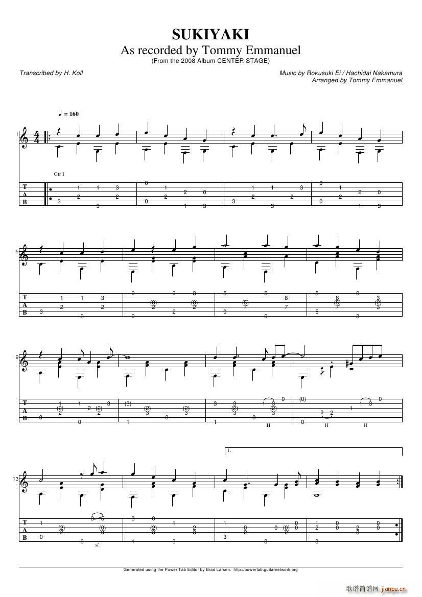 tommy emmanuel sukiyaki 2(�����V)1